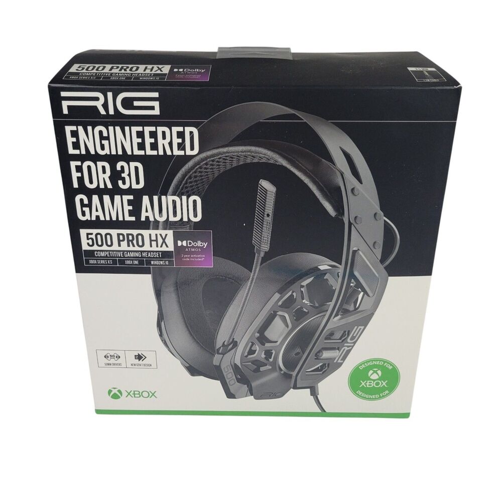 Nacon RIG 500 Pro HX Gaming Headset Over Ear Wired 3.5mm for XBox NEW